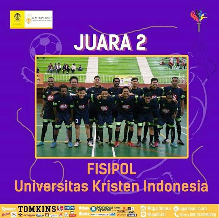 FISIPOL UKI Runner Up Liga Futsal FISIP UI