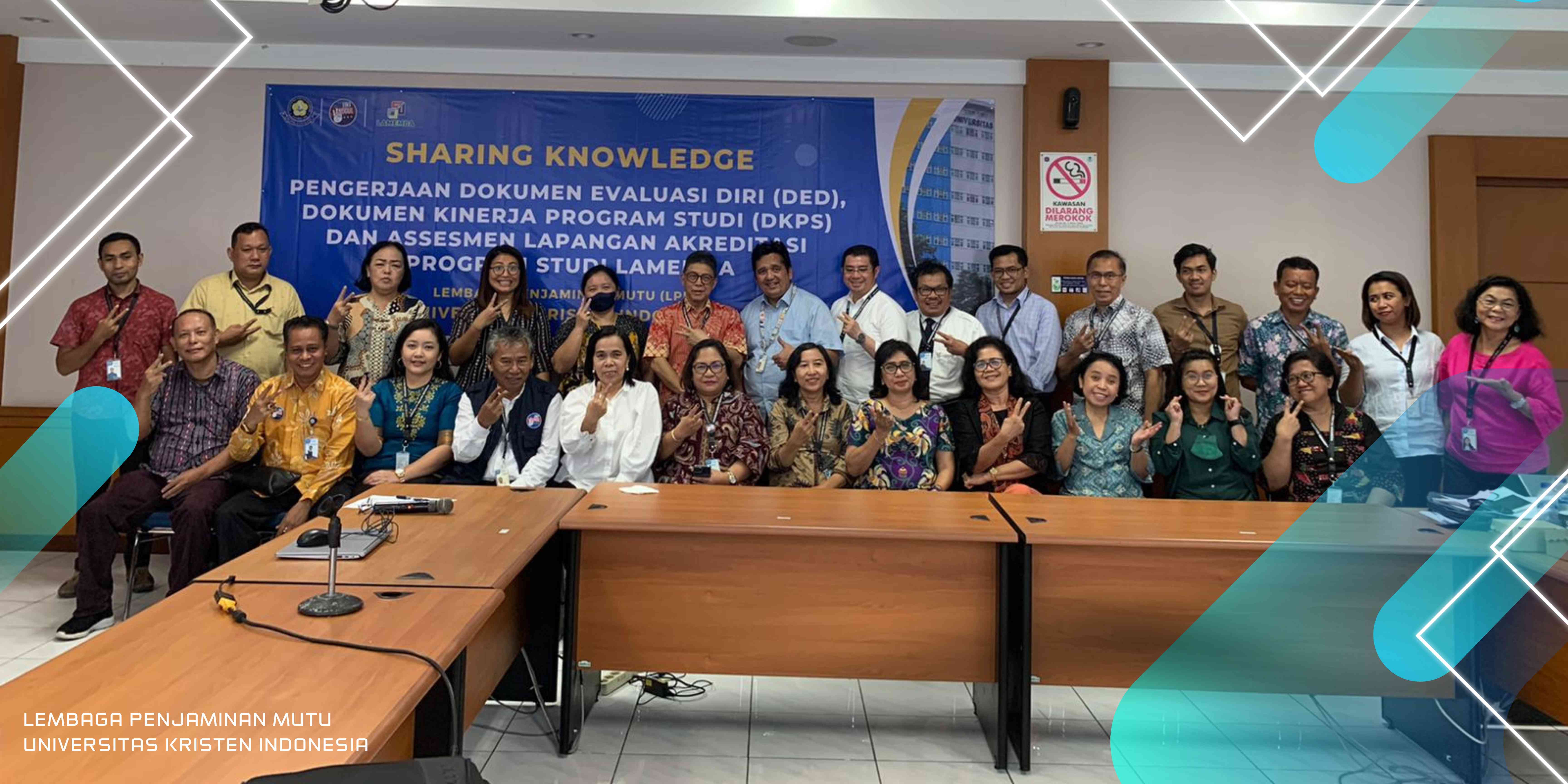 Sharing Knowledge Strategi Pengerjaan Dokumen Evaluasi Diri, Dokumen KINERJA Program Studi dan Assesmen Lapangan Akreditasi Program Studi LAMEMBA