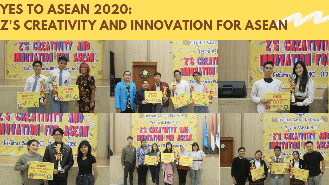 Creativity and Innovation for ASEAN (January 21st 2020)