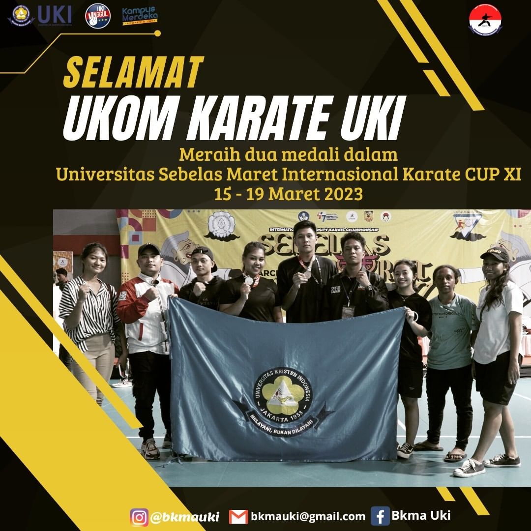UKOM Karate UKI meraih medali perak dan perunggu dalam Kejuaraan Karate Tingkat Internasional 